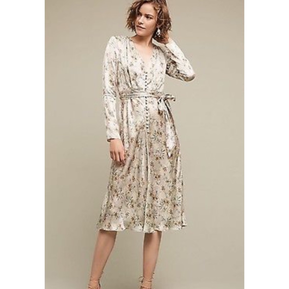 Anthropology GHOST London Midi dress size XS